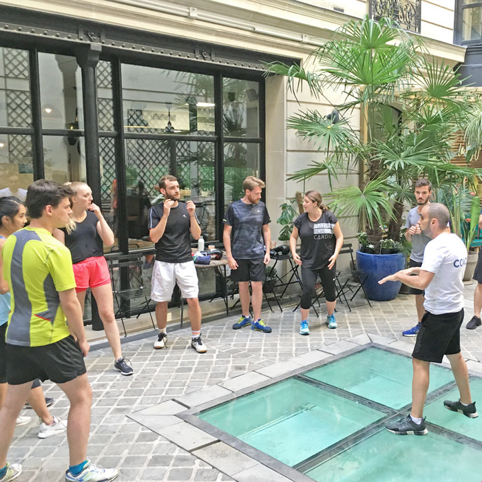 Photo d'une séance de boxe